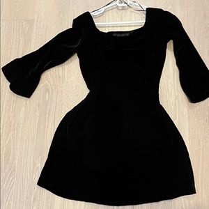 Zara velvet dress